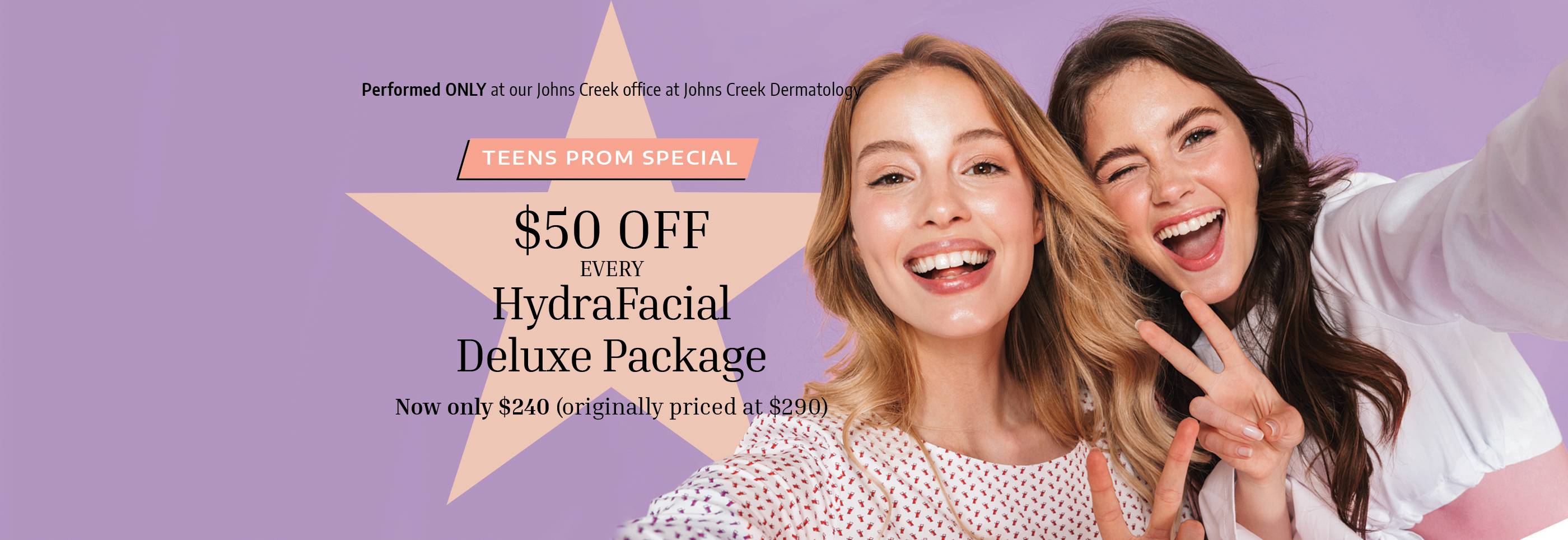  Confident women with radiant, healthy skin standing together — showcasing a limited-time discount on a cosmetic treatment offer at Springs Dermatology MD.  